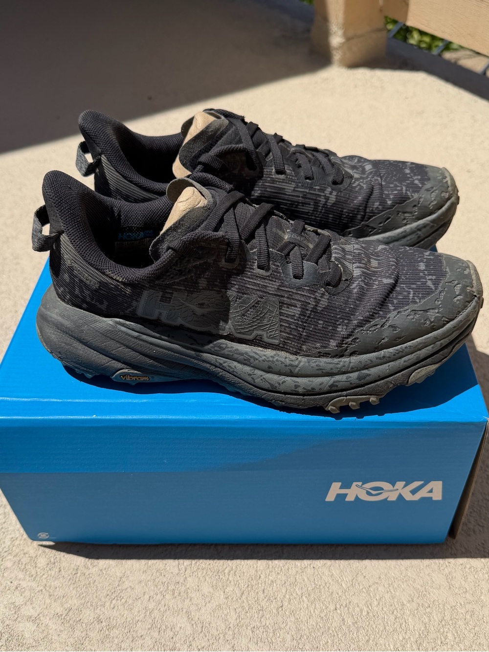 Hoka Women's Black Speedgoat 6 GTX Trail Running Shoes - Picture 4 of 5